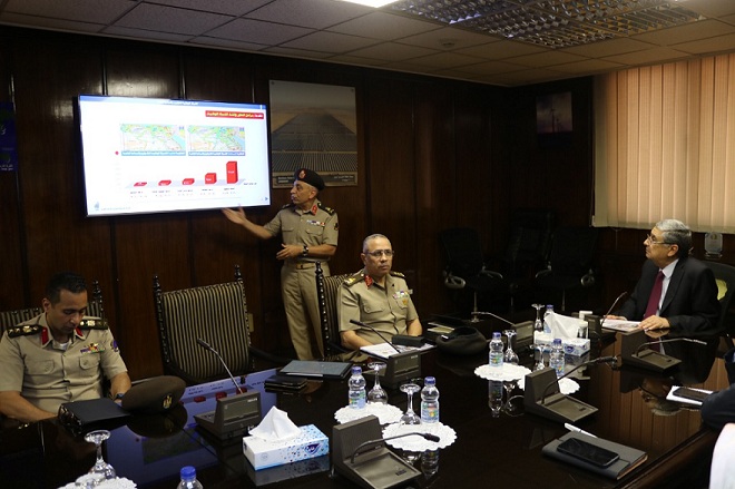 وزير الكهرباء ومدير إدارة الإشارة بالقوات المسلحة يبحثان سبل الاستفادة من شبكة الطوارئ والسلامة العامة
