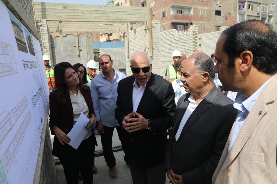 محافظ الجيزة  يتابع الأعمال الإنشائية لسوق السمك الحضاري بالمنيب بالتعاون مع الوكالة الألمانية Giz