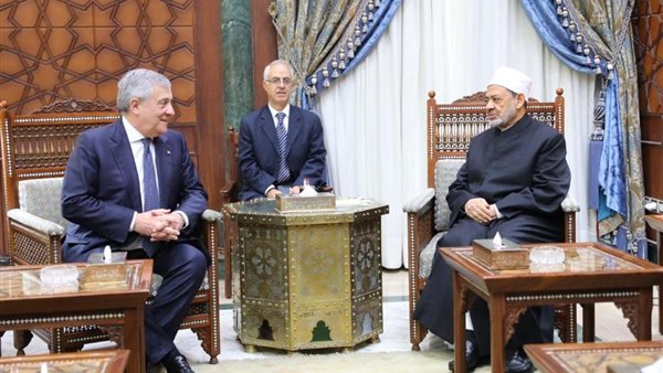 شيخ الأزهر لوزير خارجية إيطاليا: لن يخرج العالم من أزماته إلا بالعودة إلى الدين

