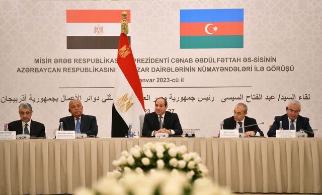 مجتمع رجال الاعمال في أذربيجان :  نتطلع لتعظيم الاستثمارات المشتركة مع مصر 