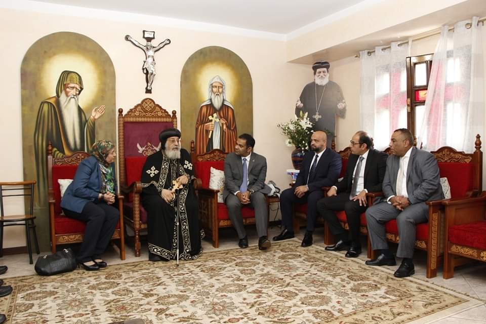 البابا تواضروس يستقبل قنصل مصر بميلانو
