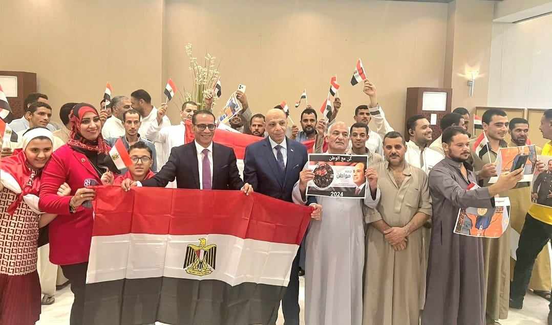 مؤتمر دعم وتأييد للرئيس السيسي بمدينة جدة

