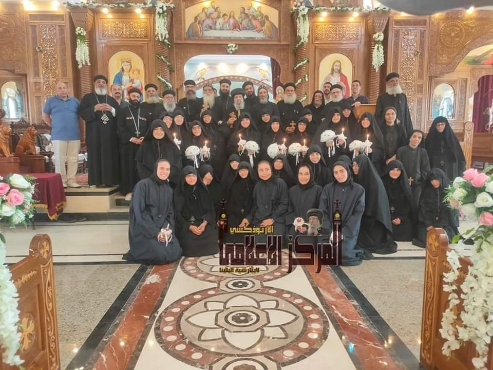 سيامة راهبات جدد لدير الشهيدة دميانة بالبلينا