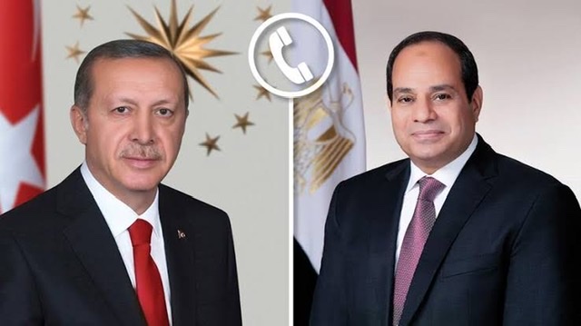 السيسي وأردوغان يبحثان هاتفيًا جهود احتواء التصعيد بين فلسطين وإسرائيل