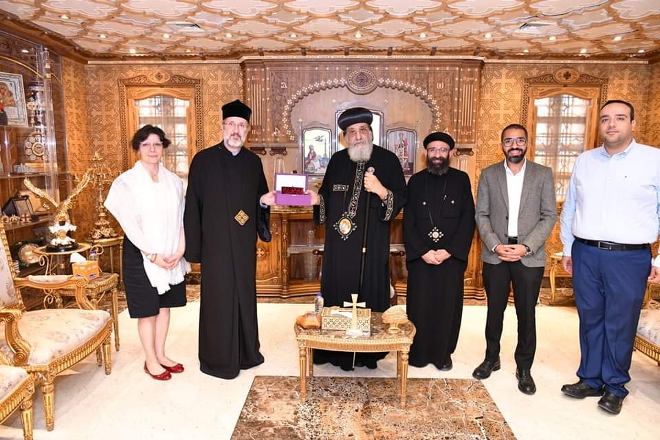 البابا تواضروس يستقبل رئيس كهنة من الكنيسة الأرمينية بتركيا