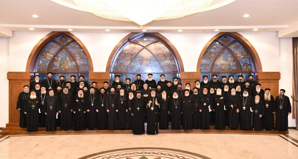  البابا تواضروس يستقبل كهنة قطاع شبرا الجنوبية