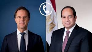 السيسي و رئيس الوزراء الهولندي يؤكدان أهمية تركيز الجهود على تمديد الهدنة في قطاع غزة