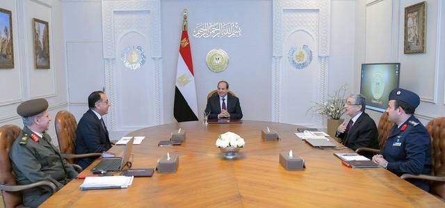 السيسي يوجه  بمواصلة الجهود المكثفة لاستكمال الأهداف الاستراتيجية للمشروع القومي للإنتاج الزراعي