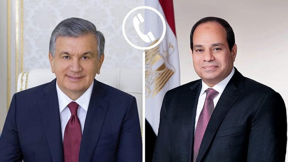 رئيس أوزبكستان مهنئًا السيسي: التعاون مع مصر شهد تطوراً كبيراً في الأعوام الأخيرة