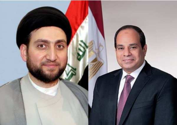 رئيس تيار الحكمة العراقي الرئيس السيسي: نتطلع لاستمرار وتعزيز العلاقات التاريخية مع مصر 