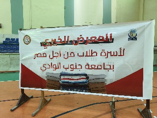 معرض خيري لأسرة طلاب من اجل مصر بجامعة جنوب الوادي

