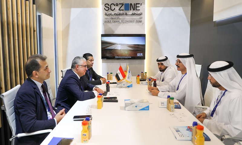 رئيس اقتصادية قناة السويس يلتقي رئيس مجموعة موانئ دبي العالمية لبحث التعاون المشترك