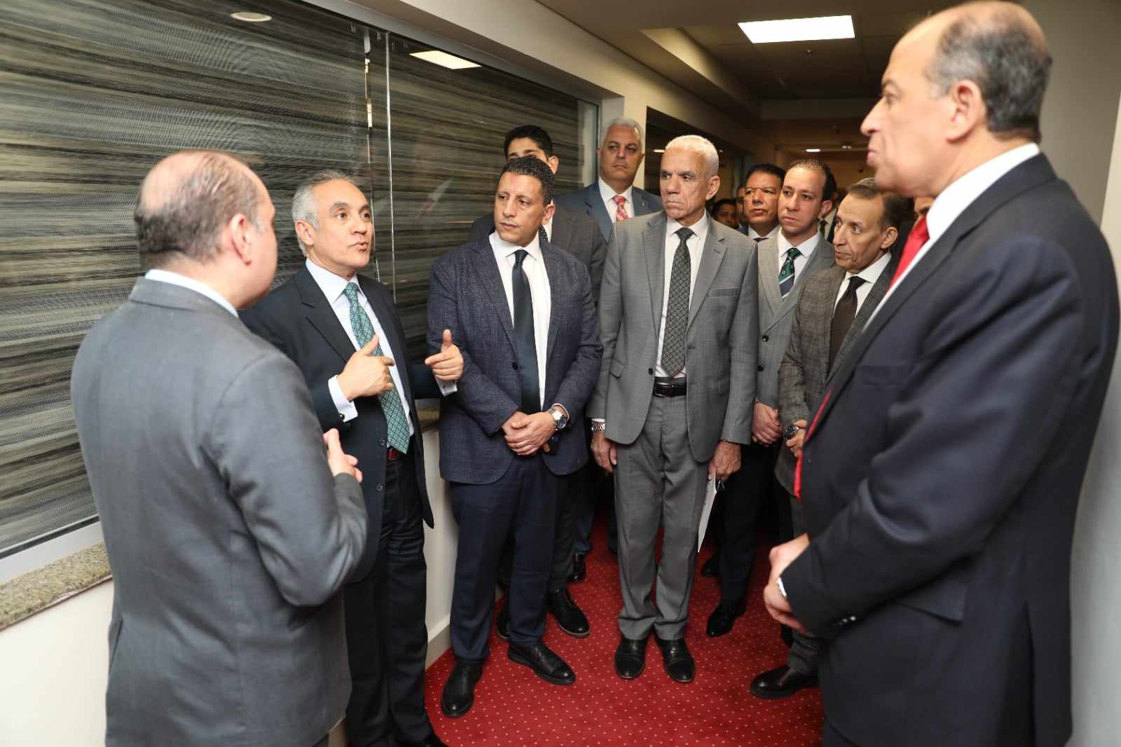 وزير العدل يلتقي مجلس ادارة نادي قضاة مصر والوفد المرافق له

