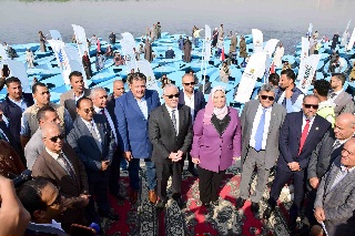 بحضور وزيرة التضامن.. تسليم ٣٠٠ مركب صيد لصغار الصيادين بالصعيد