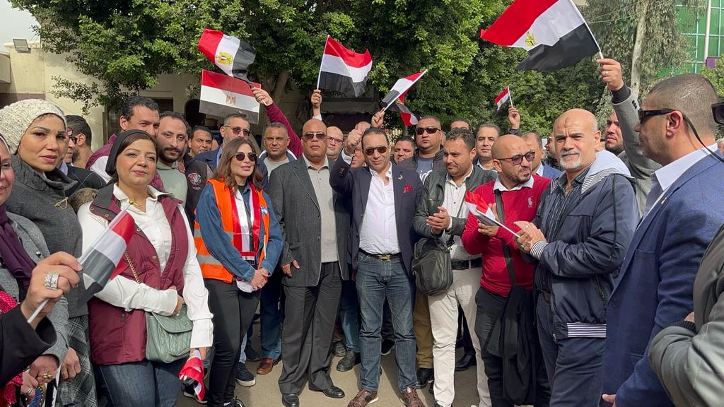 غرفة القاهرة تطلق مسيرة حتي النادي الأهلي للمشاركة في الإنتخابات الرئاسية