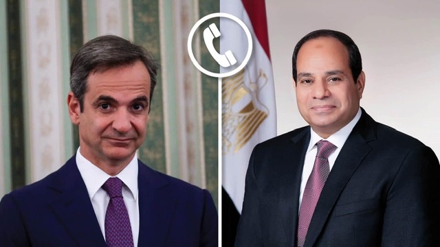 الرئيس السيسي و رئيس الوزراء اليوناني يبحثان هاتفيًا سبل تعزيز العلاقات الثنائية