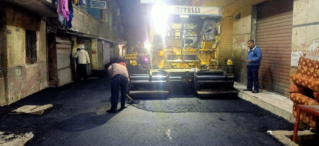 محافظ الجيزة:  تطوير ورصف ورفع كفاءة ٥٤ شارع حيوي ومتفرعات وجانبي بحي الوراق