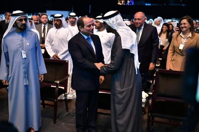 بالصور..الرئيس السيسي خلال مشاركته في القمة العالمية للحكومات بدبي