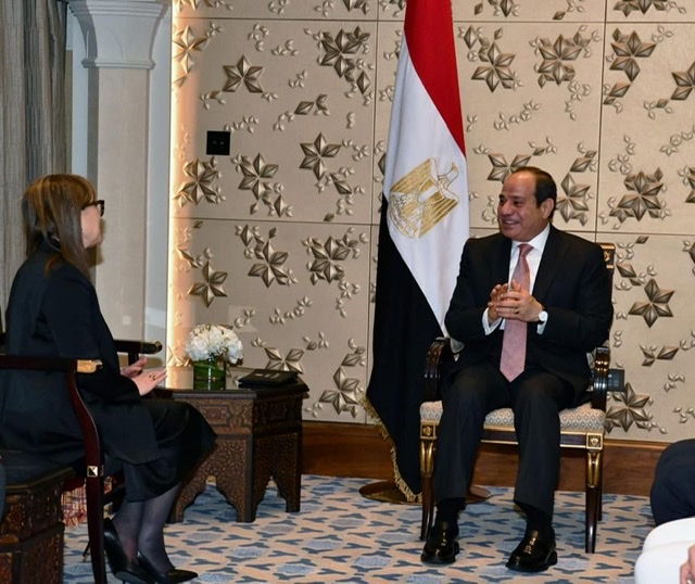 السيسي وبودن يتفقان على الارتقاء بالتعاون المشترك في مختلف المجالات بين مصر وتونس