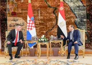 الرئيس السيسي ونظيره الكرواتي يؤكدان على المضي قدماً في تعزيز العلاقات الثنائية بين البلدين