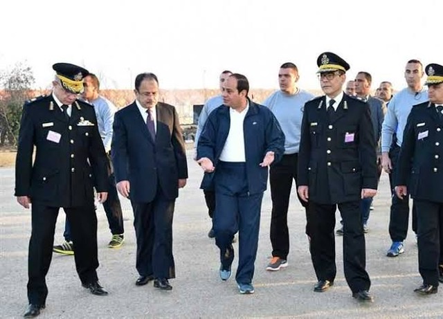 الرئيس السيسي يتفقد مقر أكاديمية الشرطة