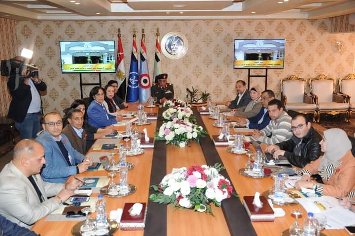 جمعية المحاربين القدماء تعقد مؤتمر صحفى بمناسبة الإحتفال بيوم الشهيد والمحارب القديم