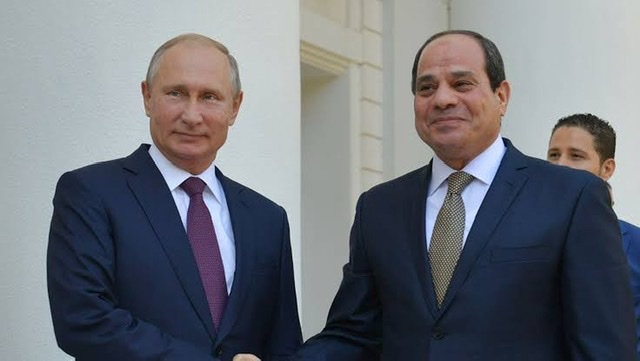 السيسي وبوتين يتبادلان التهنئة هاتفيًا بمناسبة مرور 80 عاماً على العلاقات المصرية - الروسية