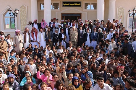 بالتزامن مع الاحتفال بأعياد تحرير سيناء.. المنطقة الغربية العسكرية تنظم عدداً من الفعاليات لدعم المجتمع المدنى