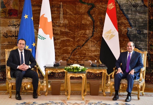 كلمة الرئيس السيسي خلال المؤتمر الصحفي المشترك مع نظيره القبرصي
