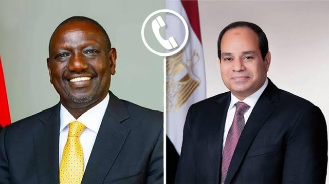 السيسي يبحث هاتفيا مع نظيره الكيني آخر تطورات الأزمة في السودان