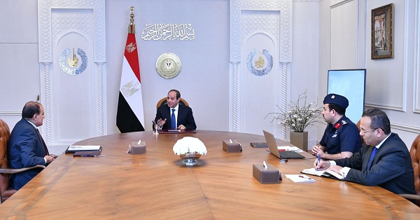 السيسي يوجه بمواصلة التنفيذ المُحْكَم لكافة مكونات مشروع 