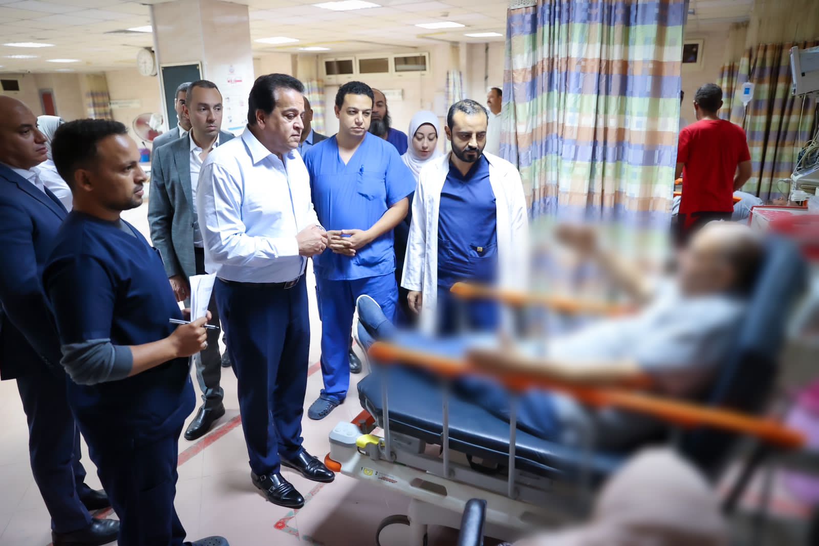 وزير الصحة يجري زيارة مفاجئة لمستشفى وادي النطرون التخصصي  بمحافظة البحيرة