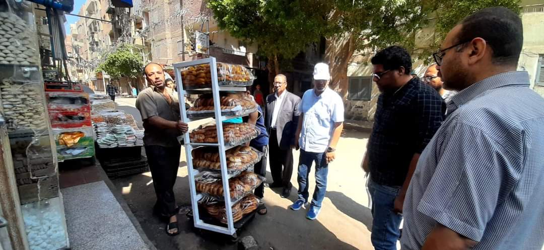 تحرير ٢٠ محضر إشغال طريق خلال حملات مكبرة بالمنيا