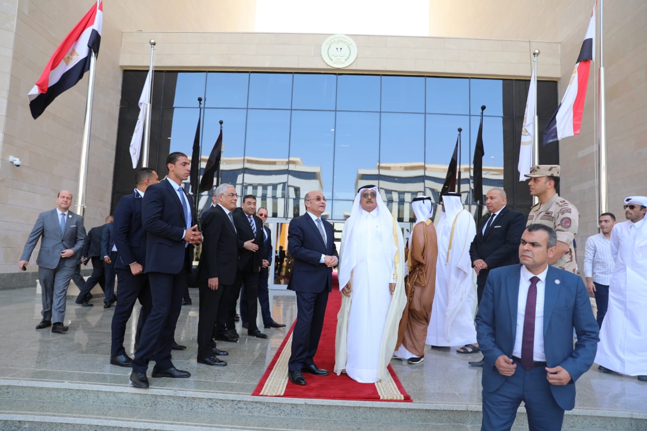 وزير العدل يستقبل نظيره القطري بمقر الوزارة بالعاصمة الإدارية

