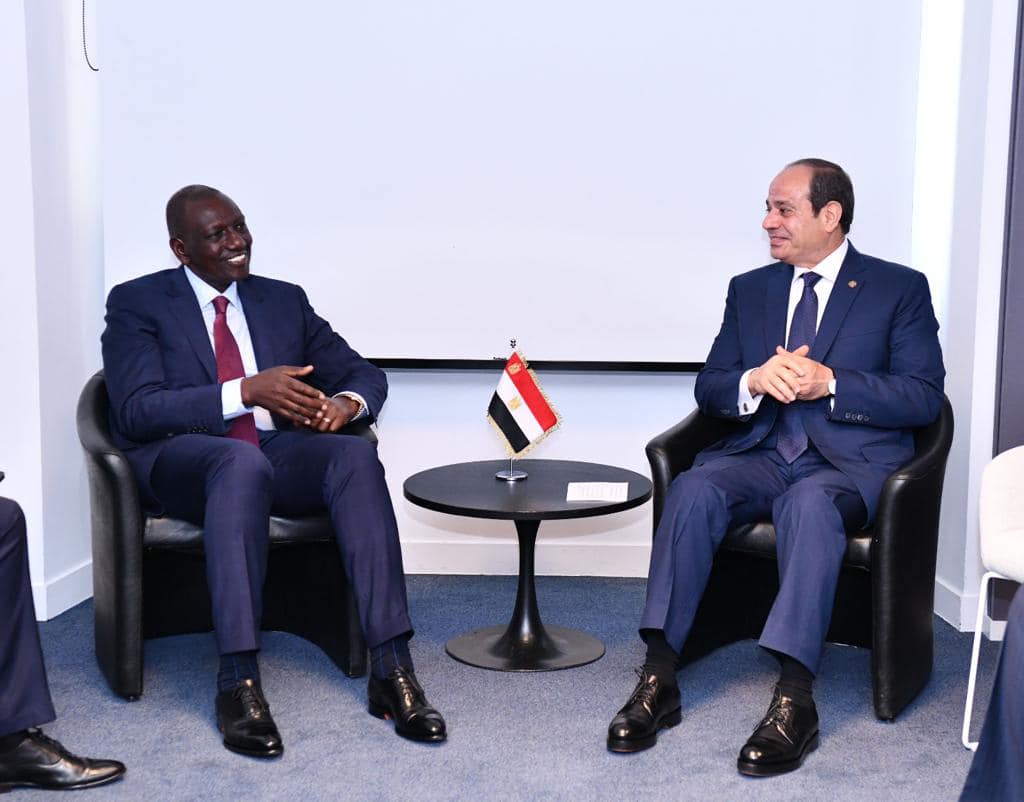 السيسي ونظيره الكيني يتفقان على تكثيف التشاور لحل الأزمة السودانية