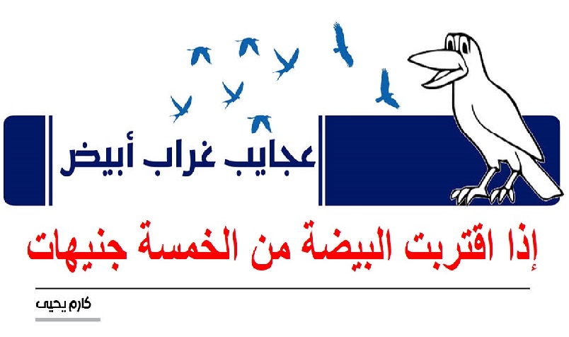 عجايب غراب أبيض | أما وقد اقتربت البيضة من الخمسة جنيهات