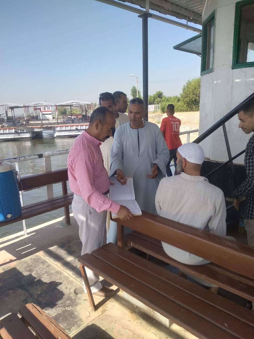 حملات تفتيشية على المعديات بمرسى بنى حسن الشروق في أبوقرقاص بالمنيا