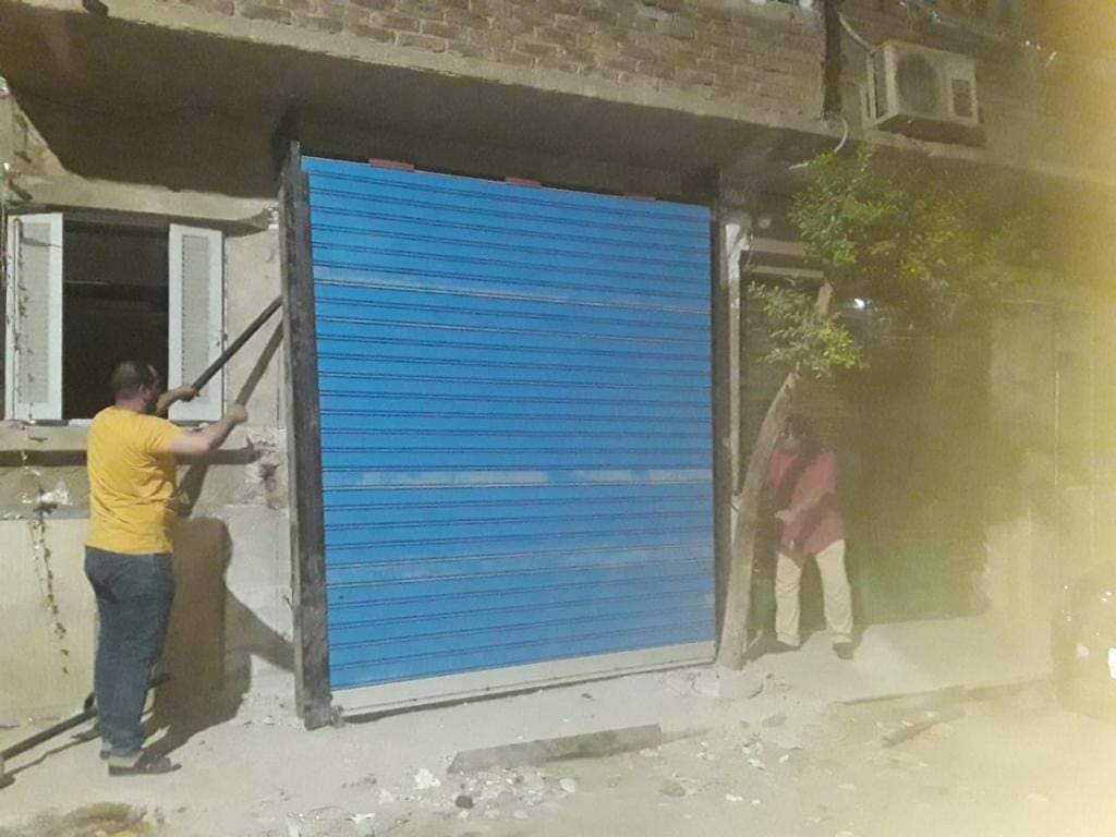 إيقاف أعمال تحويل شقة من سكنى إلى تجاري خلال حملة مفاجئة بحي شمال مدينة المنيا