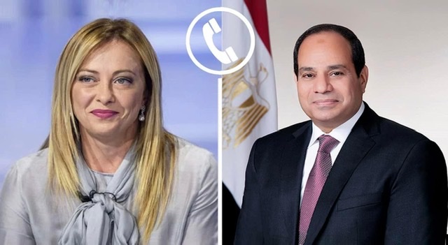 السيسي يؤكد لـ ميلوني هاتفيًا أهمية تعزيز التعاون الاستراتيجي بين مصر وإيطاليا