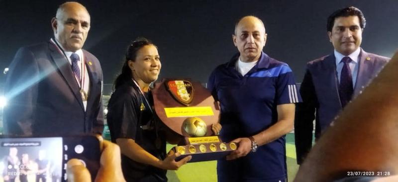 وزير الطيران يشهد نهائي بطولة الدورى الممتاز لكرة المينى فوتبول للسيدات