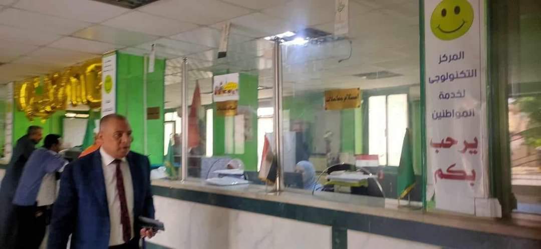 رؤساء المراكز المحلية يتابعون انتظام سير العمل والخدمات المقدمة للمواطنين داخل المراكز التكنولوجية بالمنيا