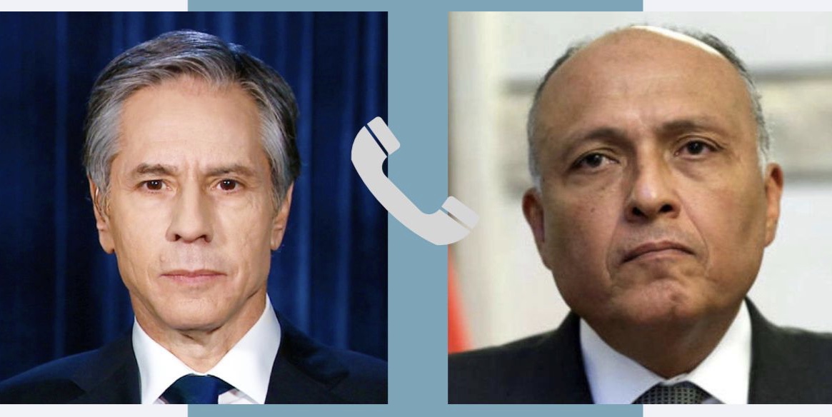 شكري ونظيره الأمريكي يؤكدان هاتفيًا أهمية العمل على تعزيز الشراكة الإستراتيجية بين البلدين