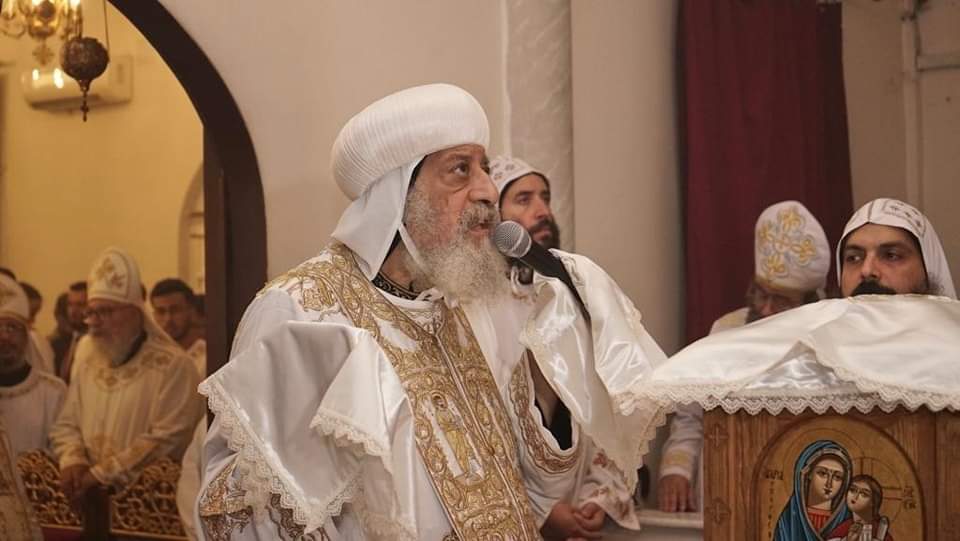 البابا تواضروس يصلي قداس عيد السيدة العذراء في المجر