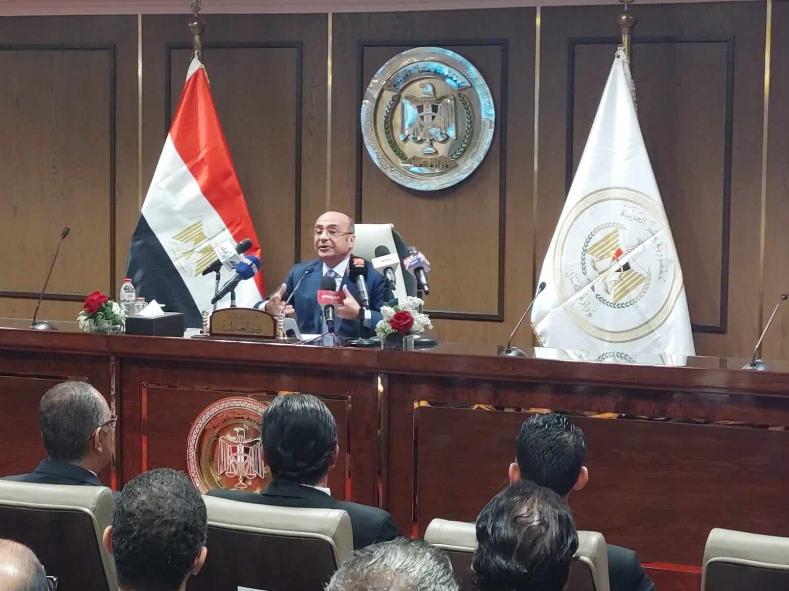زيارة وفود من الجهات والهيئات القضائية إلى وزارة العدل بالعاصمة الإدارية الجديدة

