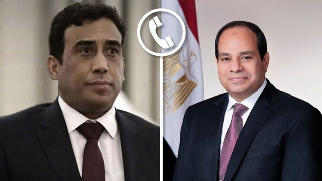 السيسي لـ المنفي : مصر لن تدخر جهدًا في دعم الأشقاء الليبيين وتقديم جميع صور الإغاثة لهم