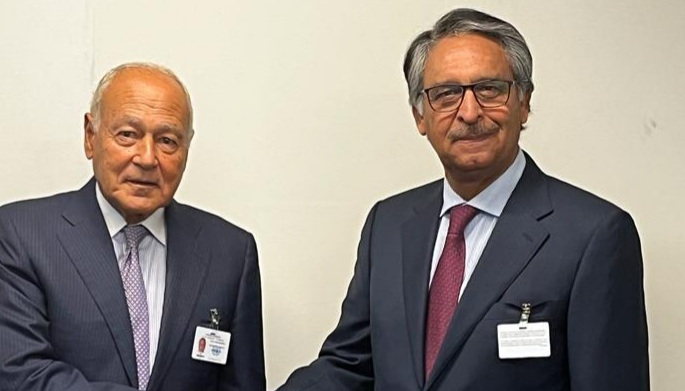 أبو الغيط يبحث مع وزير خارجية باكستان التطورات في المنطقة العربية وجنوب شرق آسيا
