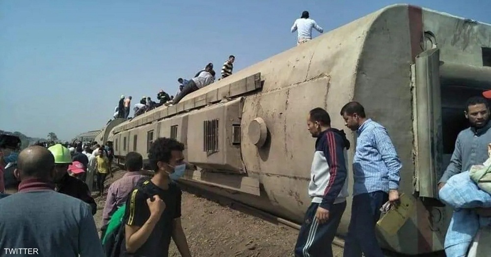 تأجيل محاكمة ٣٥ متهما في حادث قطار طوخ المتسبب في ٢٥ قليلا و١٥٢ مصابا إلى نوفمبر

