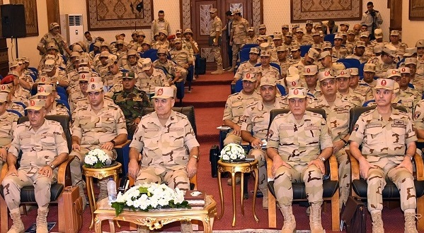رئيس الأركان يشهد مشروع مراكز قيادة خارجى ذو مستويين بنطاق الجيش الثانى الميداني