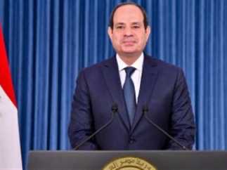 الرئيس السيسي يهنئ الشعب المصري والعالم بالعام الجديد