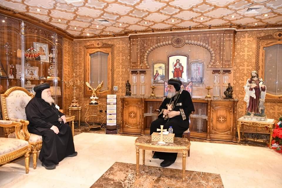 البابا تواضروس يستقبل مقرر لجنة شؤون الإيبارشيات في المجمع المقدس